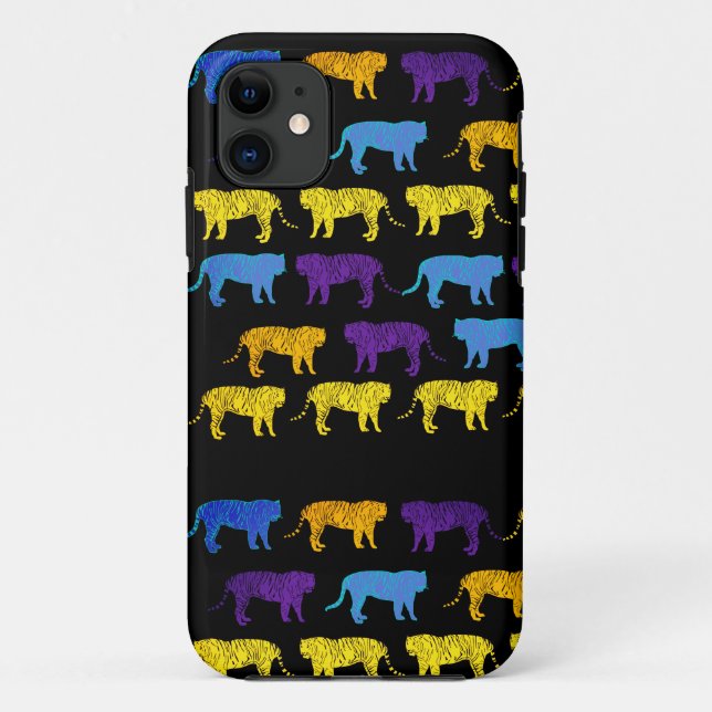 Colourful Tigers  Case-Mate iPhone Case (Back)