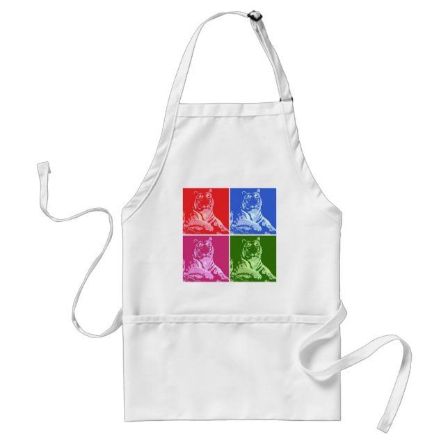 Colourful Tigers Standard Apron (Front)