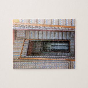 Colourful Tile Stairway - Barcelona - 8x10 - 110 p Jigsaw Puzzle