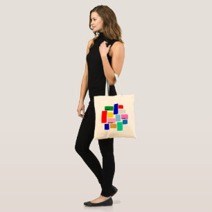 COLOURFUL TILE TOTE BAG