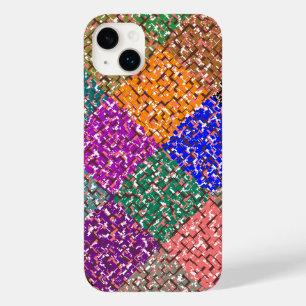 Colourful Tiled Chequerboard Case-Mate iPhone Cas 14 Plus Case