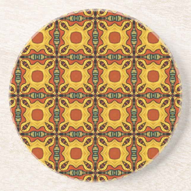 Colourful Tiles 2 Coaster (Front)
