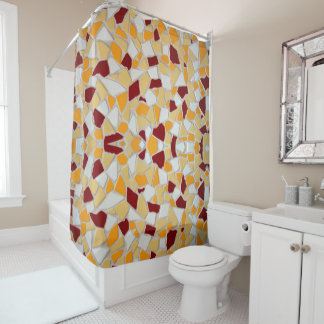 Colourful tiles texture Shower Curtain