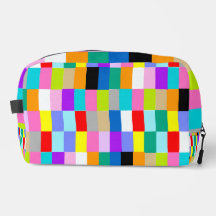 COLOURFUL TILES TOILETRY BAG