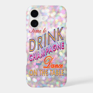 Colourful Time to Drink Champagne iPhone 7 Case