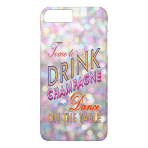 Colourful Time to Drink Champagne iPhone 7 Plus iPhone 8 Plus/7 Plus Case
