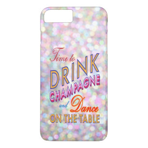 Colourful Time to Drink Champagne iPhone 7 Plus iPhone 8 Plus/7 Plus Case