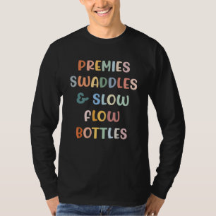Colourful Tiny Humans Neonatal Nurse Practitioner T-Shirt
