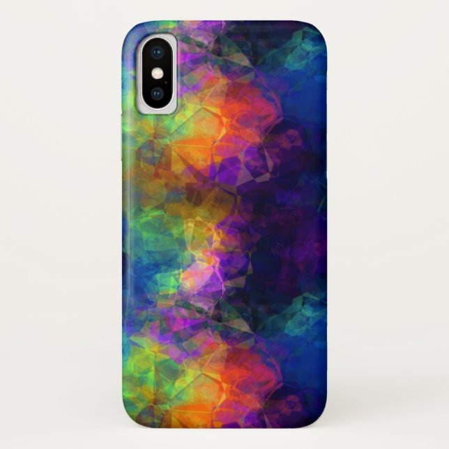 Colourful Tissue Paper Collage Case-Mate iPhone Case (Back)