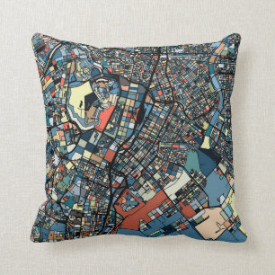 Colourful Tokyo Map Cushion