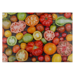 Colourful Tomatoes Cutting Board