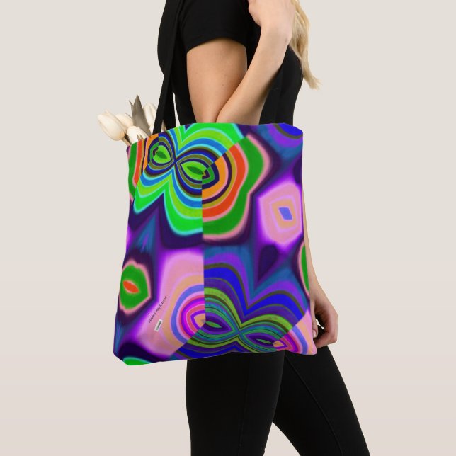 Colourful Tote Bag (Close Up)