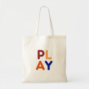Colourful Tote PLAY in Fun Fall Colours Bag