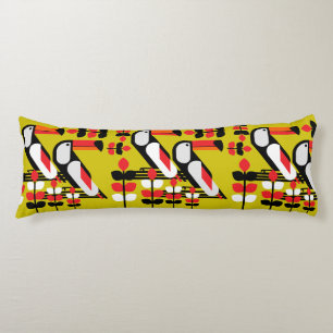 Colourful Toucan Artwork Body Cushion