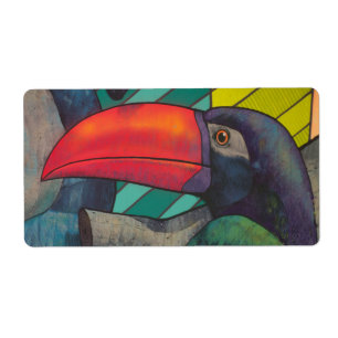 Colourful Toucan Graffiti