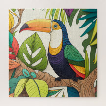 Colourful Toucan Jigsaw Puzzle