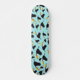 Colourful Toucan Tropical Bird Pattern Skateboard