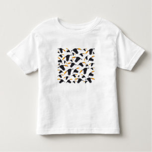 Colourful Toucan Tropical Bird Pattern Toddler T-Shirt