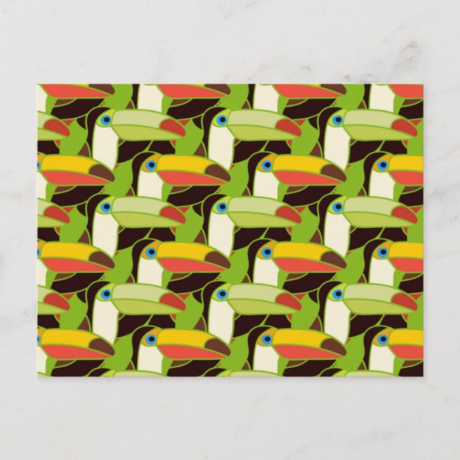 Colourful Toucans 2 Postcard (Front)