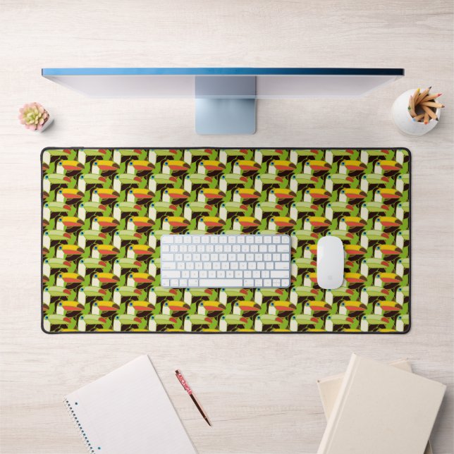 Colourful Toucans Desk Mat (Office 1)