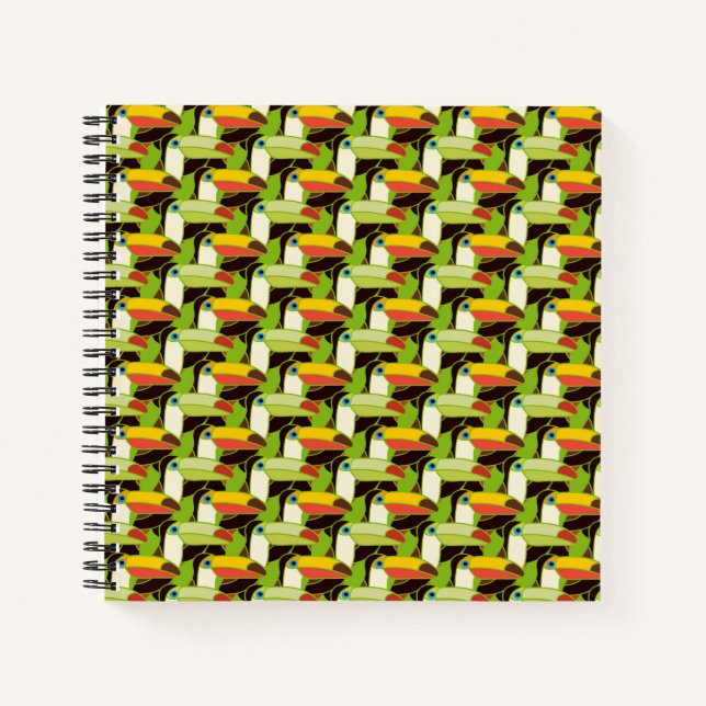 Colourful Toucans Notebook (Front)