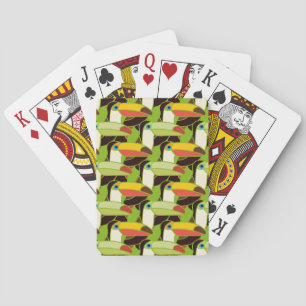 Colourful Toucans Playing Cards