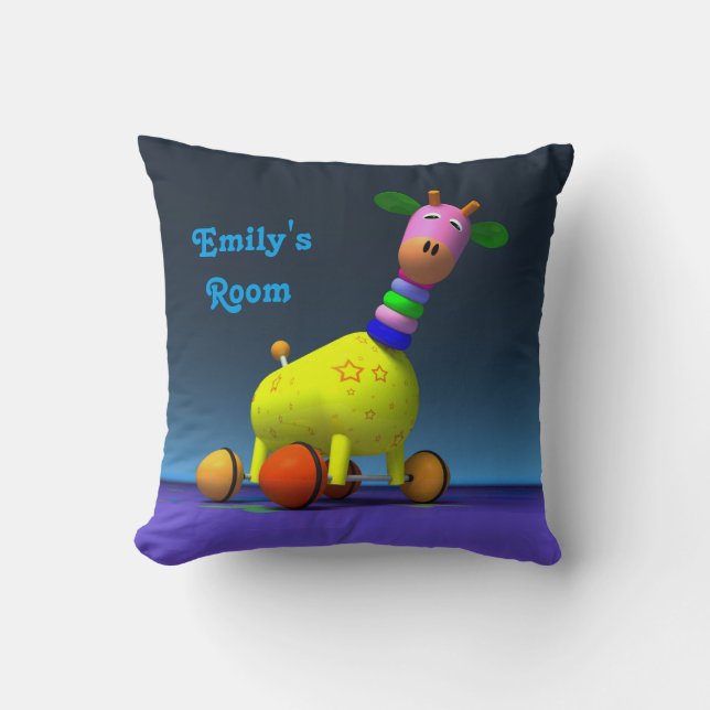 Colourful Toy  Giraffe Cushion (Front)