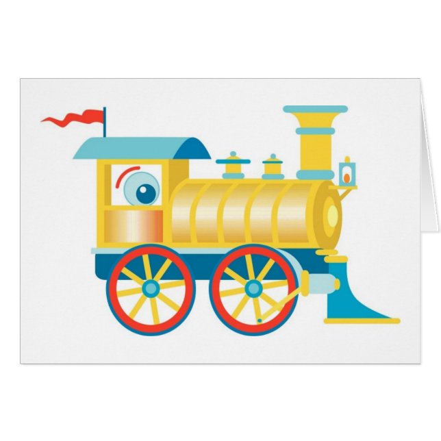 Colourful Toy Train (Front Horizontal)