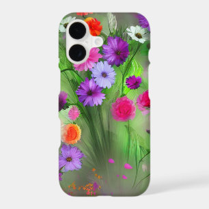 Colourful Transvaal daisy flowers watercolor