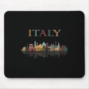 Colourful Travel Around Italy Family Shirt Europea Mouse Pad