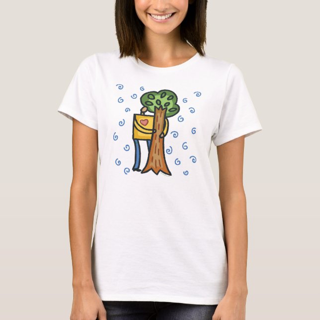 Colourful Tree Hugger T-Shirt (Front)