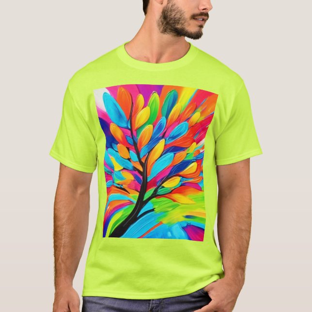 Colourful Tree of Dreams T-Shirt (Front)