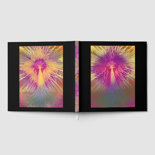 Colourful Tree of Life Guest Book (Full)