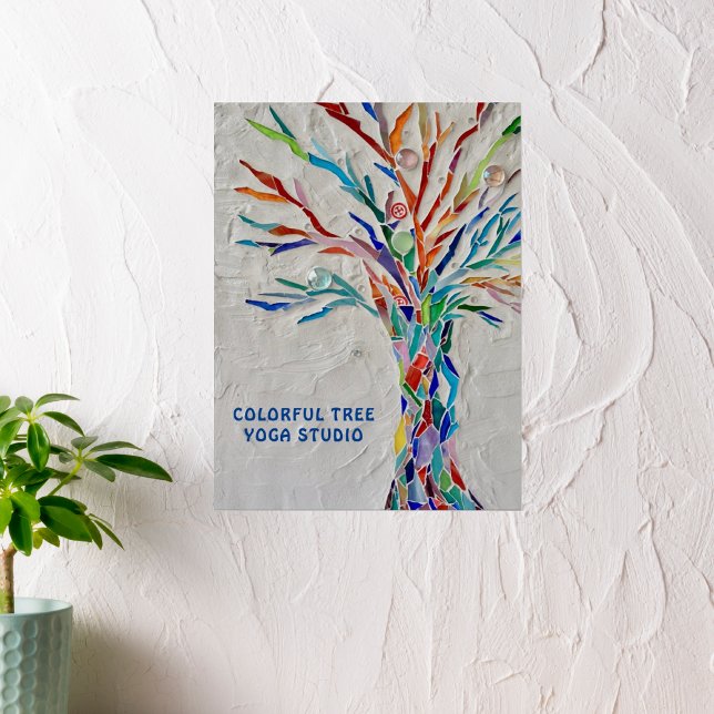 Colourful Tree Yoga Studio  Poster (Creator Uploaded)