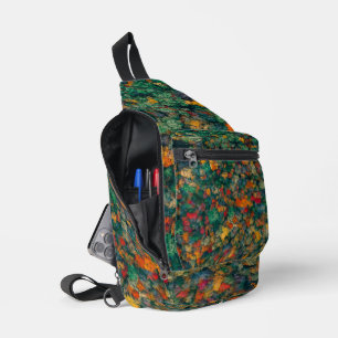 Colourful Treetops Sling Bag