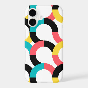Colourful, trendy, cheerful, fun modern geometric
