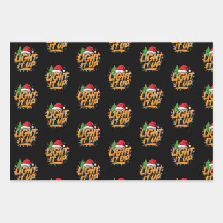 Colourful Trendy Christmas Wrapping paper