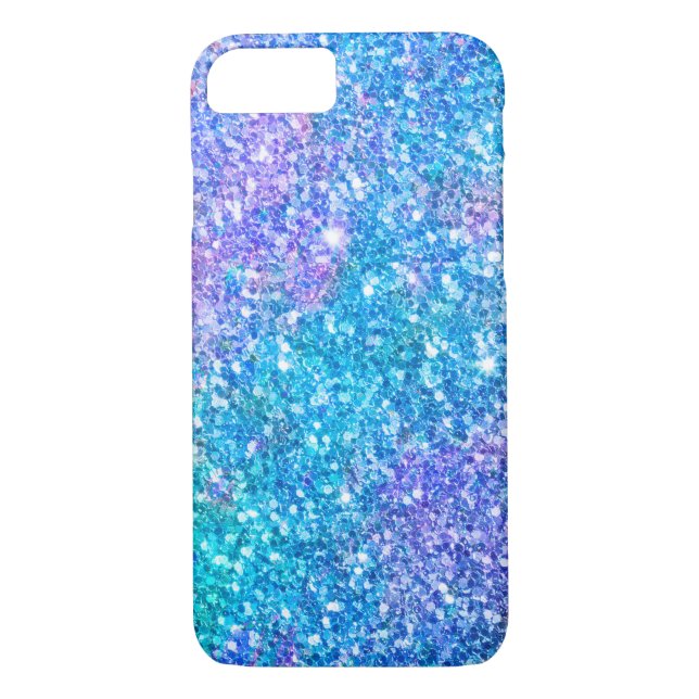 Colourful Trendy Glitter Print Case-Mate iPhone Case (Back)