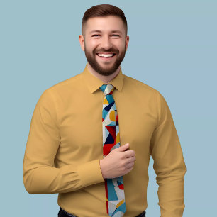 Colourful Triangle Tie with Vibrant Design