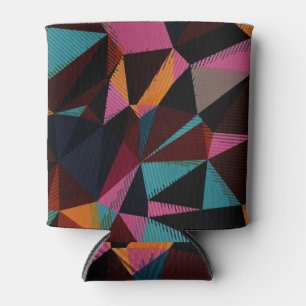 Colourful Triangles Abstract Geometric Background. Can Cooler