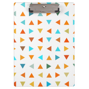 Colourful Triangles Clipboard