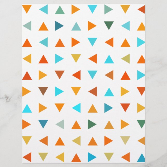 Colourful Triangles Flyer (Front)