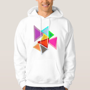 Colourful Triangles Hoodie