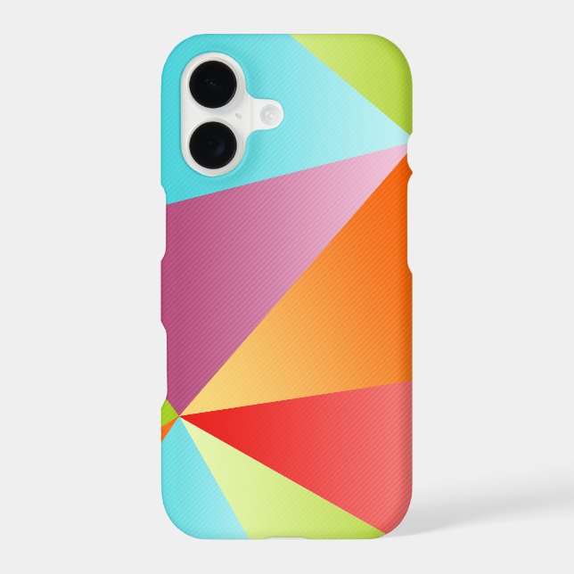 Colourful Triangles Mosaic iPhone 7 Plus Case (Back)