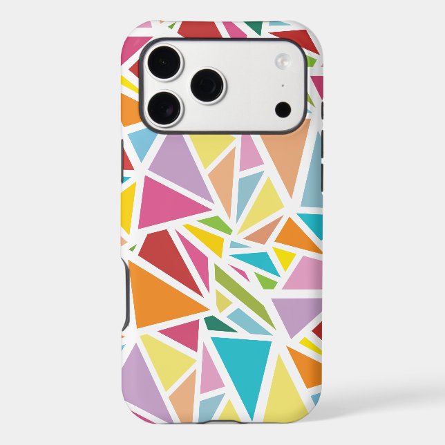 Colourful triangles pattern (Back)