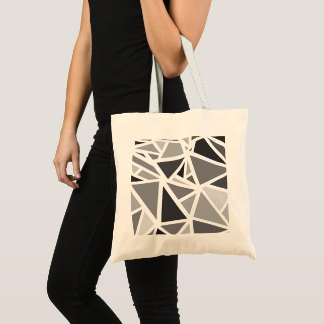 Colourful triangles pattern 5 tote bag (Front (Product))