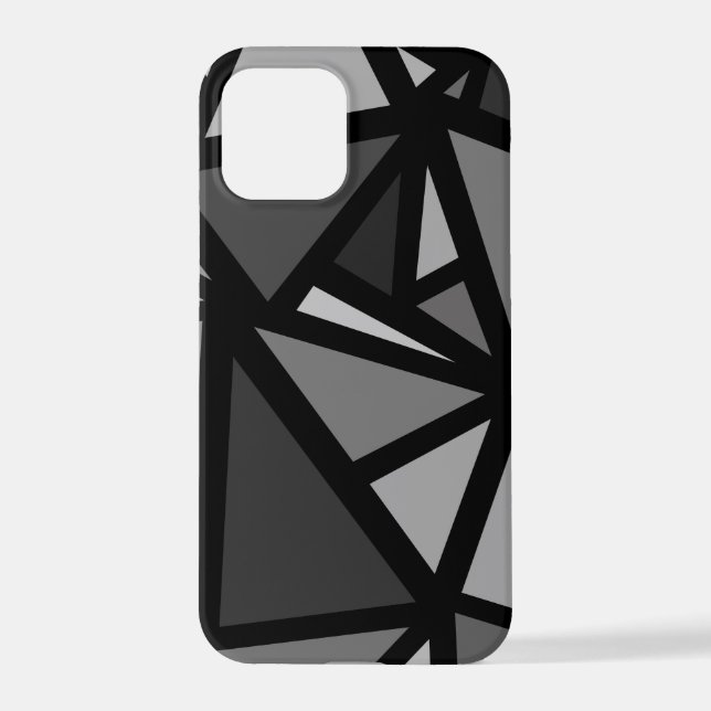 Colourful triangles pattern 6 iPhone case (Back)