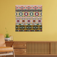 Colourful Tribal Aztec Pattern Boho Geometric