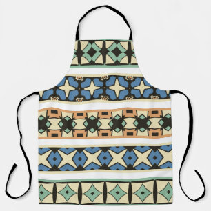 Colourful tribal ethnic seamless pattern apron