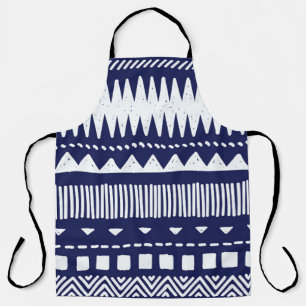 Colourful tribal ethnic seamless pattern apron